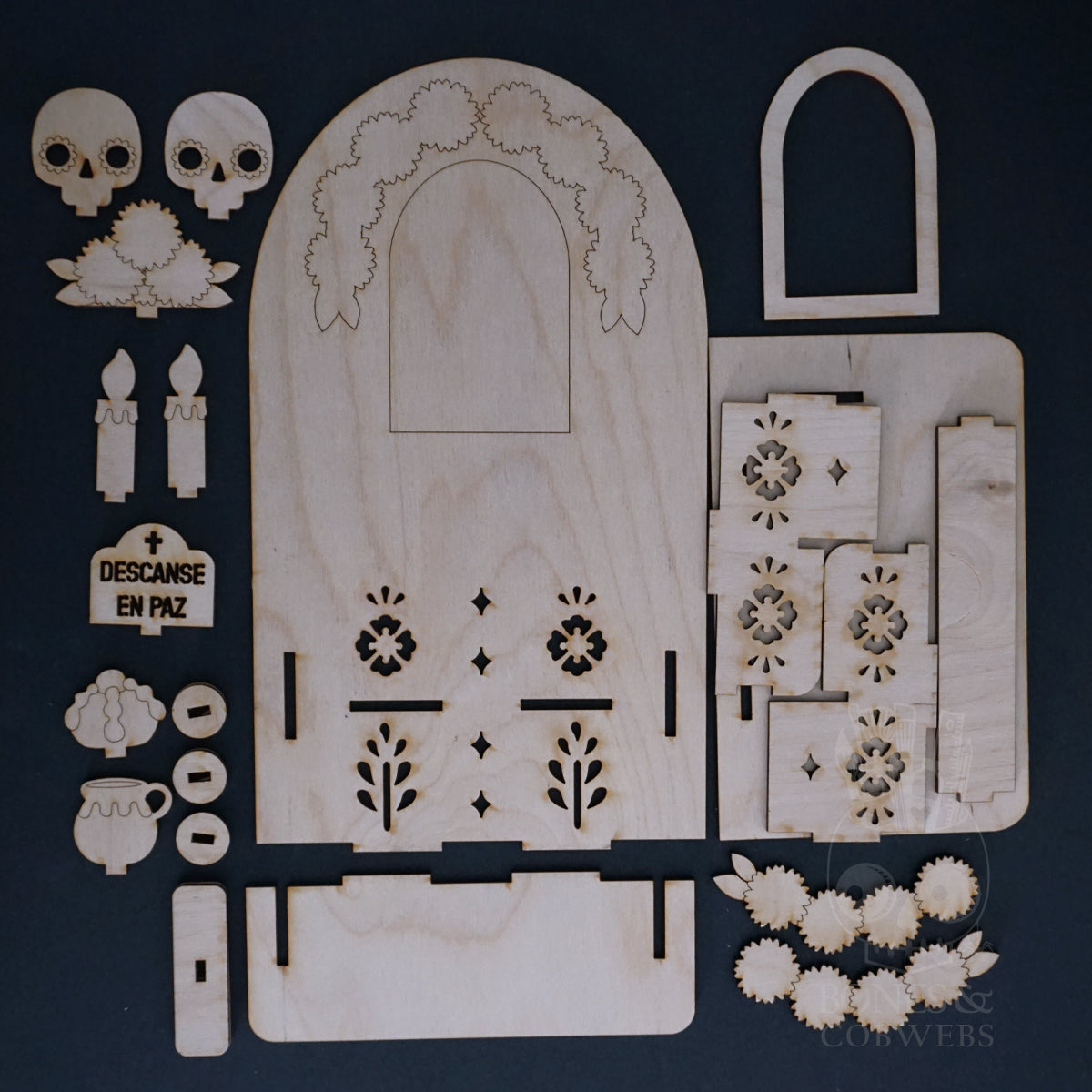 Day of the Dead Sugar Skulls Altar Kit