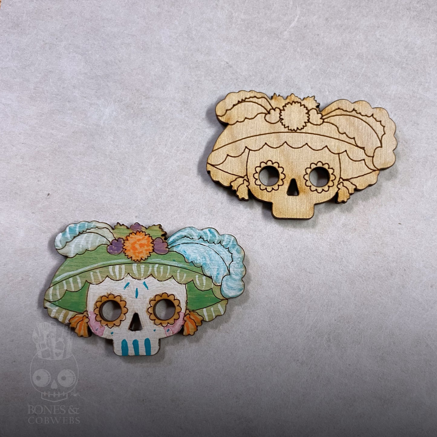 1 oz Scoop Catrina Cut Outs Embellishments