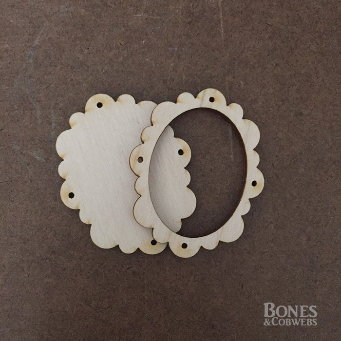 Petal Pendant Blanks set of 3