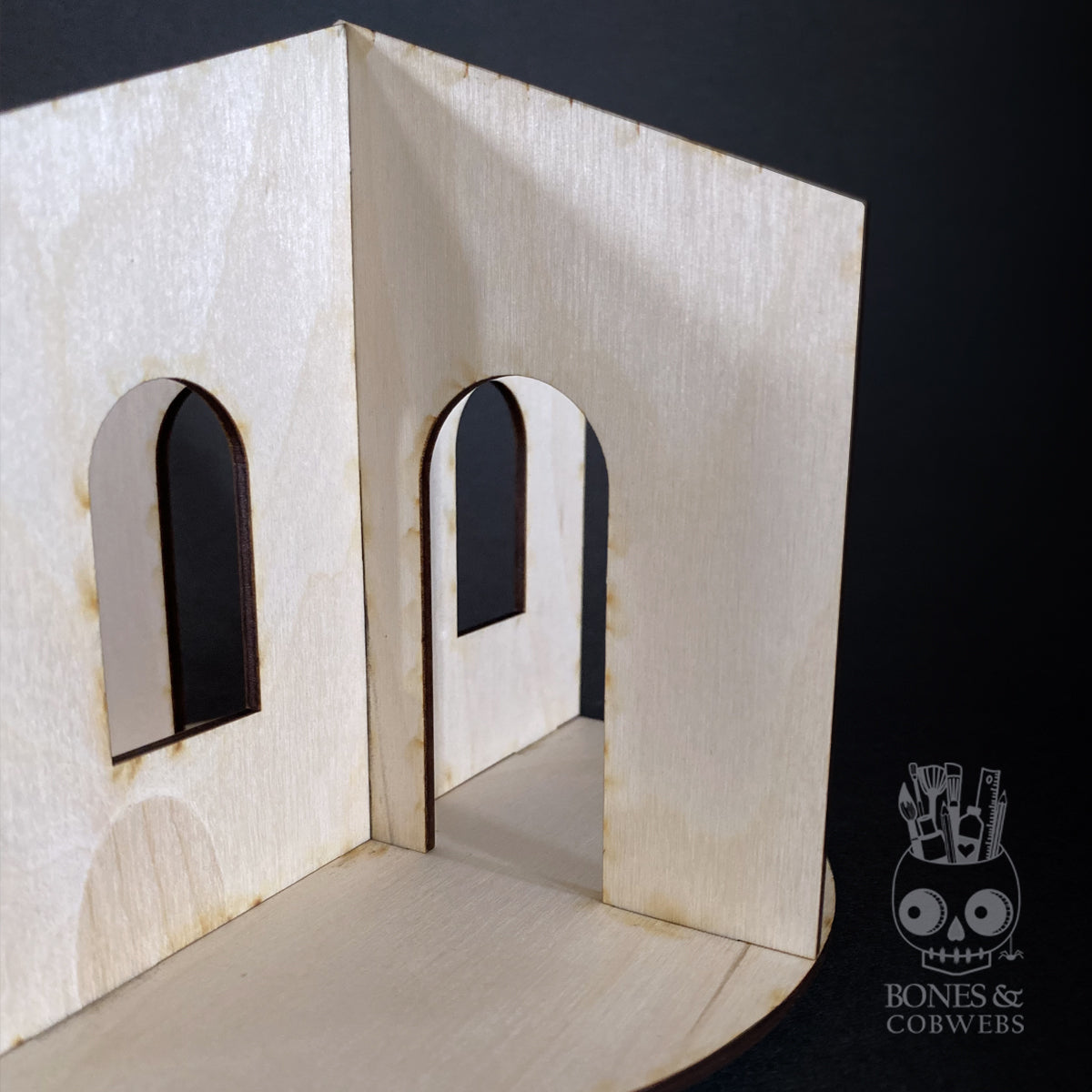 DIY Miniature 4-Scene Room Kit Close Up