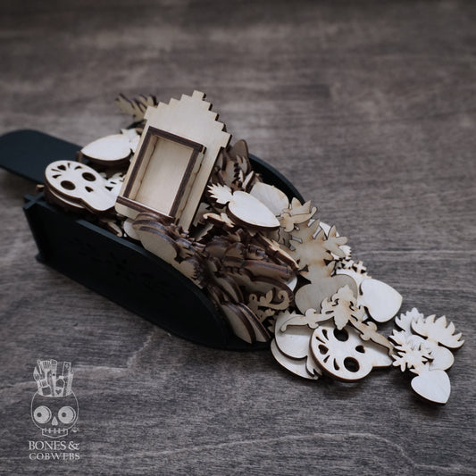 4 oz. SCOOP CUTOUTS Day Of The Dead & Sacred Heart assorted #424