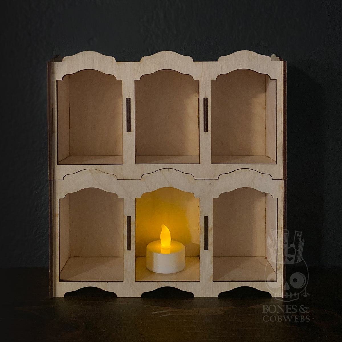Stackable 3-Compartment Nicho