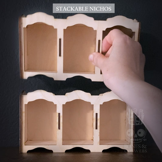 Stackable 3-Compartment Nicho