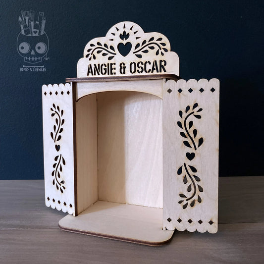 Day of the dead nicho personalized