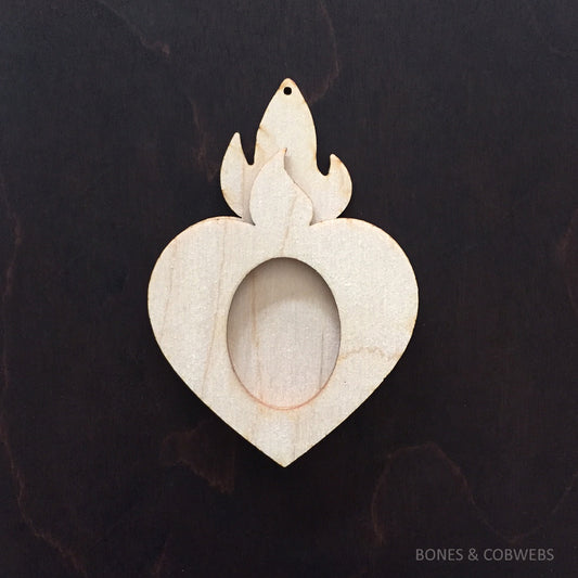 Sacred Heart Pendant Blank
