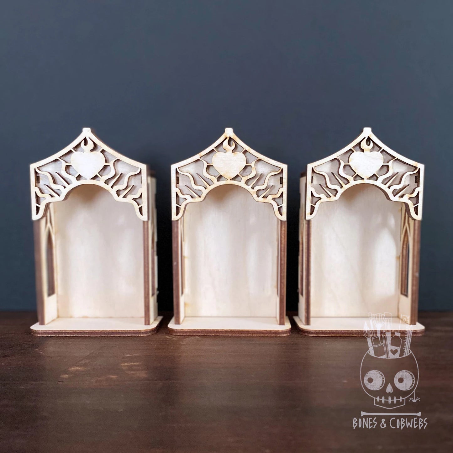 Sacred Heart Nicho Set Of 3