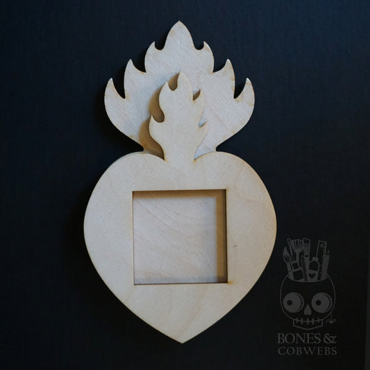 Sacred Heart Wood Frame