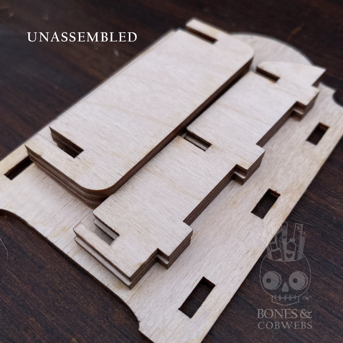 Miniature Altar Trastero Wood Blank Unassembled