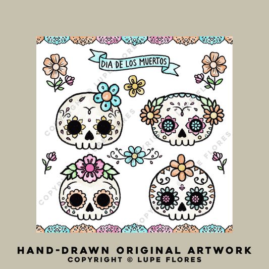 Florecita Sugar Skulls Digital Download