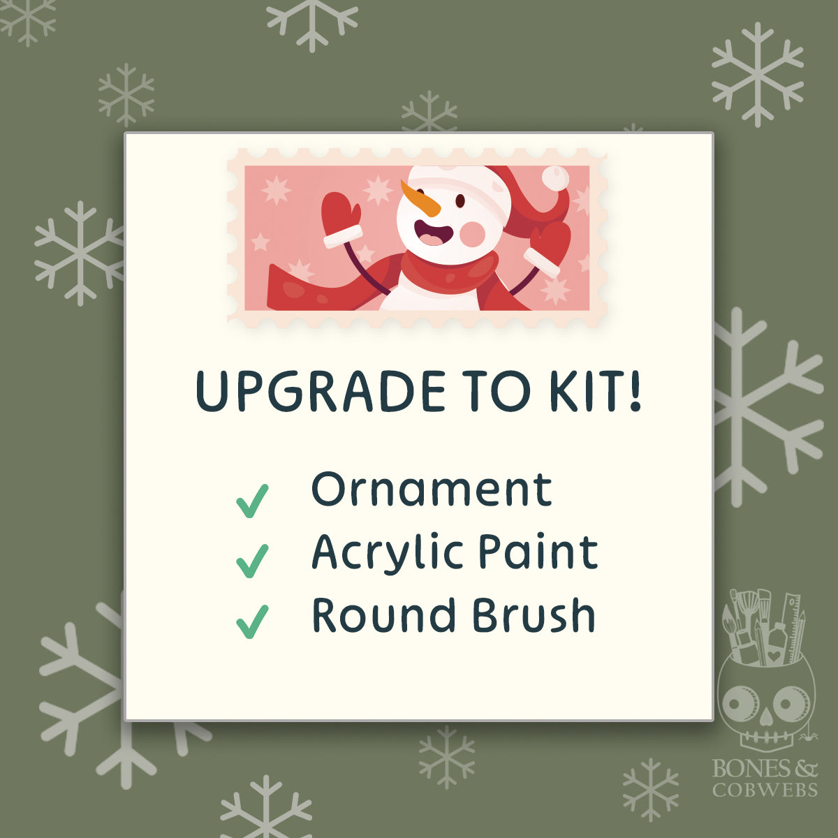 Personalized Cozy Holiday Door Ornament