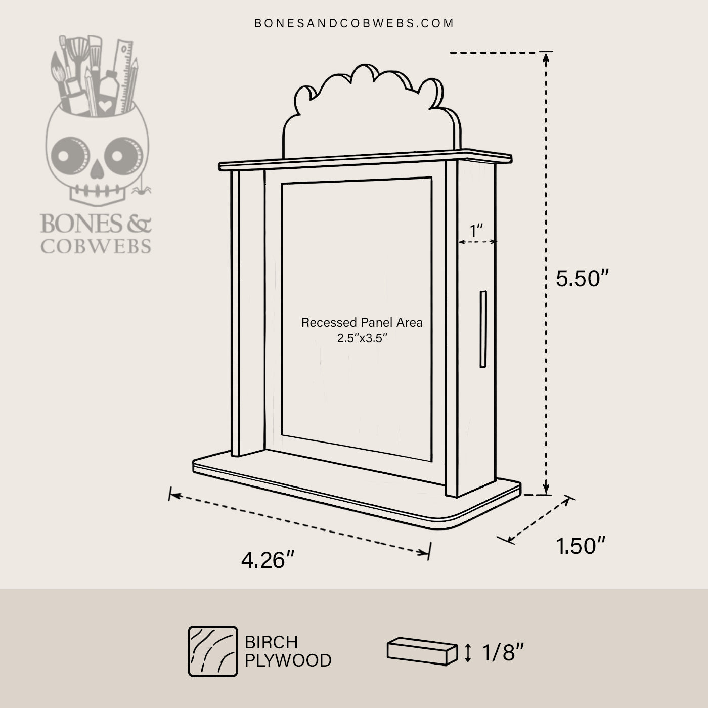Crest Nicho Trio – Set of 3 Wooden Nichos