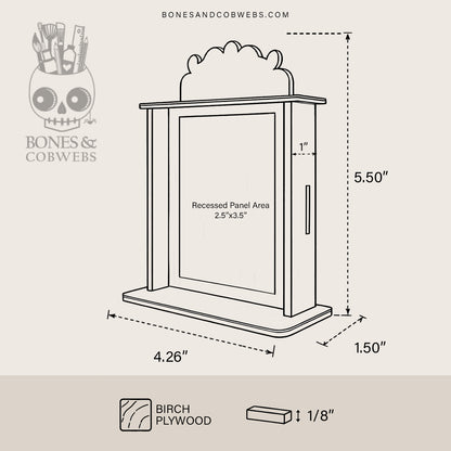 Crest Nicho Trio – Set of 3 Wooden Nichos