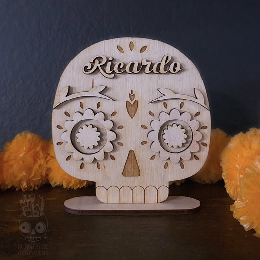 Personalized Sugar Skull Ofrenda