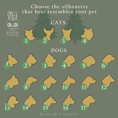 Personalized Pet Star Tree Topper