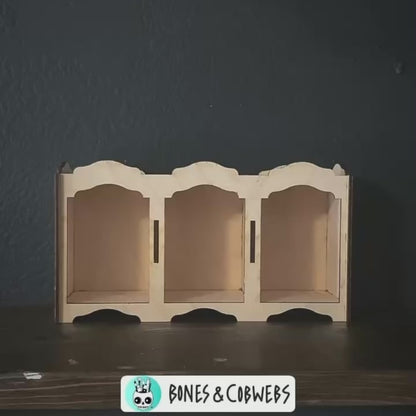Stackable 3-Compartment Nicho