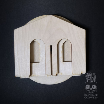 DIY Miniature 4-Scene Room Kit Unassembled 