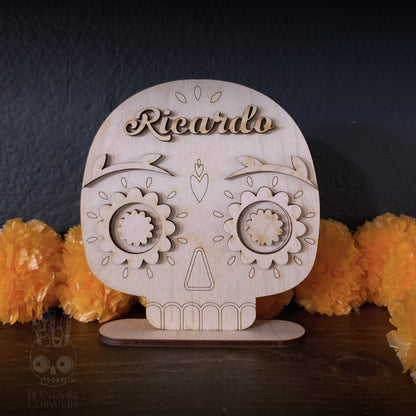 Personalized Sugar Skull Ofrenda