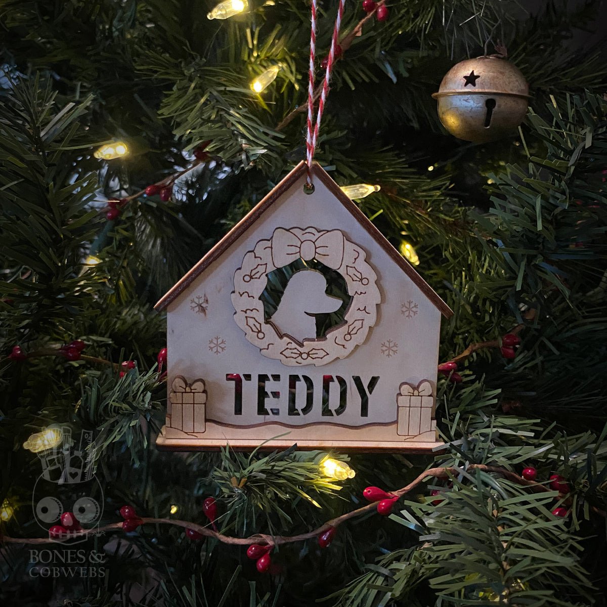 Cozy Personalized Pet Christmas Ornament