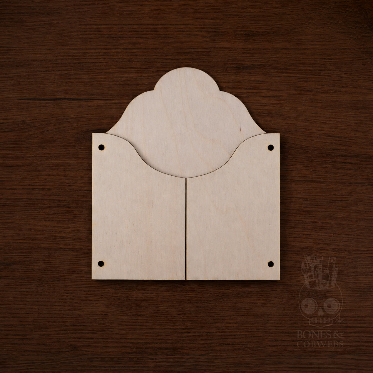 Proscenium Folding Triptych Wood Panel