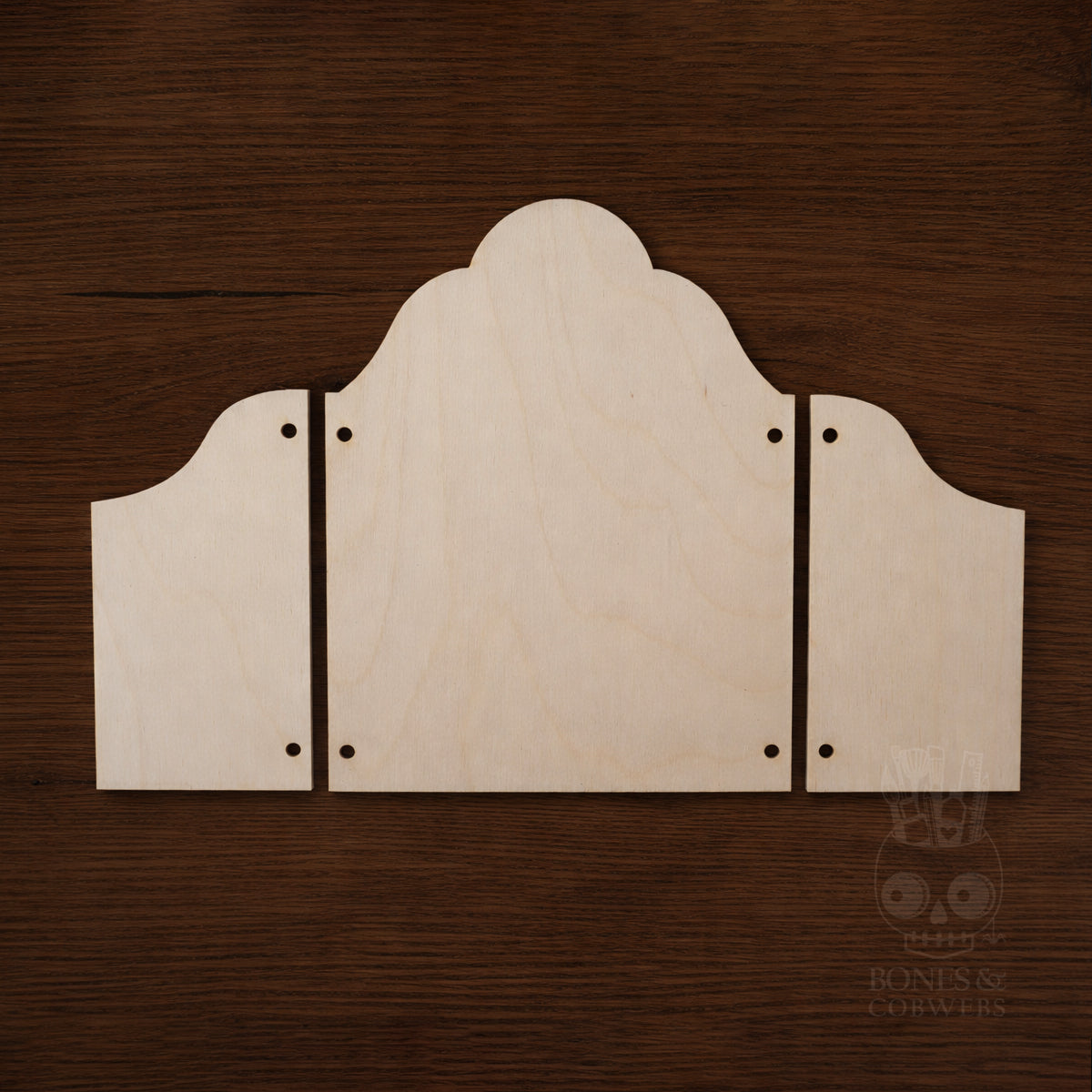 Proscenium Folding Triptych Wood Panel