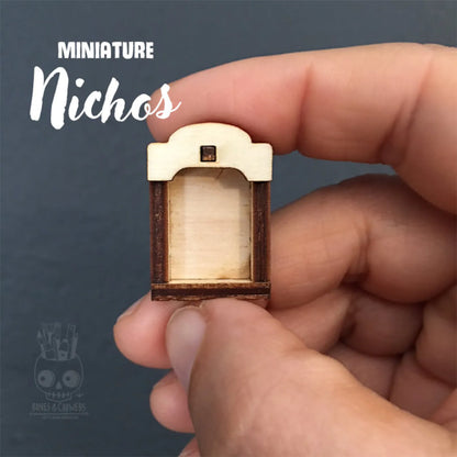 Miniature Wood Nicho Day of the dead